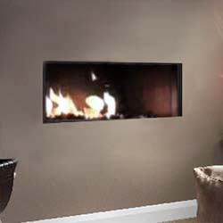 Apex Fires Liberty 10 Frameless Open Fronted Hole in the Wall Gas Fire