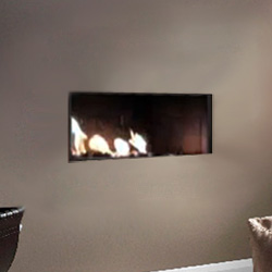 Apex Fires Liberty 6 Frameless Open Fronted Hole in the Wall Gas Fire