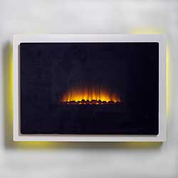 Apex Fires Select Scene Hang On Wall Electric Fire