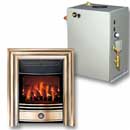 Baxi Bermuda HE Back Boiler & Valor Classica Electric Fire