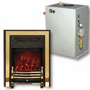 Baxi Bermuda HE Back Boiler & Valor Lyrica Electric Fire