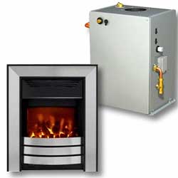 Baxi Bermuda HE Back Boiler & Valor Nano Electric Fire