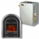 Baxi Bermuda HE Back Boiler & Valor Regalia Electric Fire