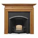 Carron Fires London Plate Wide Cast iron Insert