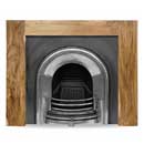 Carron Fires Manhattan 51 Solid Acacia Surround