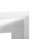 Crystal Brushed Steel Front Frame