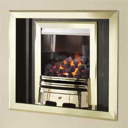 Crystal Fires Lisa Surround & Ruby Inset Gas Fire