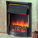 Dimplex Horton Black & Brass Finish