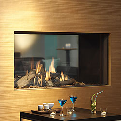 Dru Fire Cosmo Tunnel Slimline Balanced Flue Gas