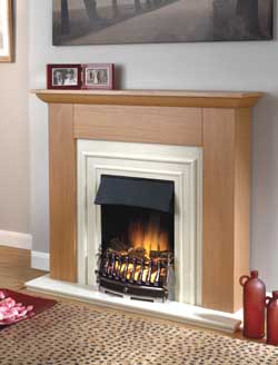 Flamerite Fire Mimosa Electric Fireplace Suite