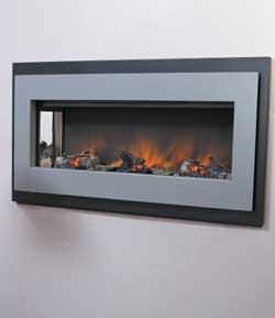 Flamerite Fire Omni Argento Electric Fire