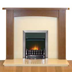 Gallery Fireplaces Abbey Dark Oak Surround