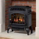 Burley Fires Esteem Log Flueless Freestanding Gas Stove 4231