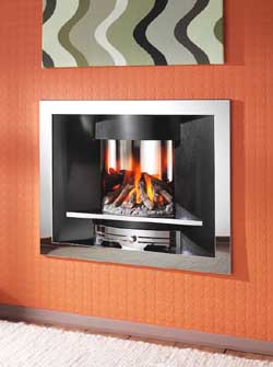 Crystal Emerald Ruby Gas Fire
