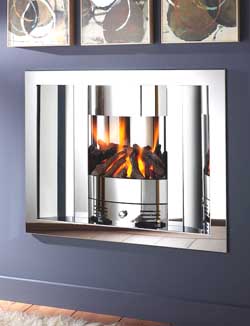Crystal Scoop Ruby Gas Fire