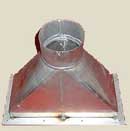 Crystal Fires 5 Inch Gather Hood Required<br>