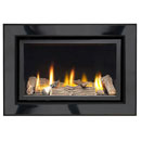Apex Fires Cirrus X2 HE Black Nickel Hole in the Wall Inset Gas Fire