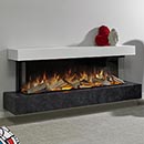 Aura Fires Clifton 1000 WM Electric Fireplace Suite