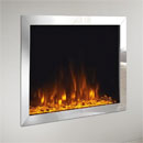Costa Fires Atlantis SF Silver Trim Electric Fire