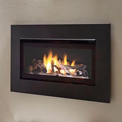 Crystal Boston Mk 2 HD Logs Hole in the Wall High Efficiency Gas Fire
