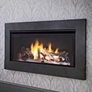 Crystal Boston Wide HD Logs Hole in the Wall High Efficiency Gas Fire