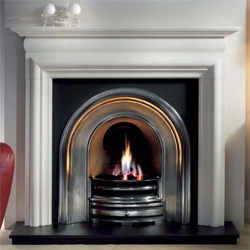 Gallery Fireplaces Crown Highlight Cast Arch Solid Fuel Package