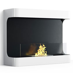 Imagin Fires Fairford White Bioethanol Fireplace