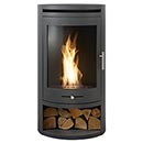 OKO S5 Cylindrical Charcoal Grey Bio Ethanol Stove