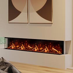 Bespoke Fireplaces Panoramic S 2000 Modern Electric Fire