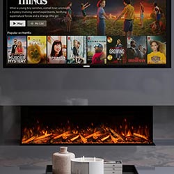 Bespoke Fireplaces Panoramic X 1250 Modern Electric Fire