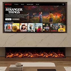 Bespoke Fireplaces Panoramic X 2500 Modern Electric Fire