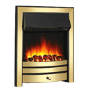 Apex Fires Houston Brass Inset Electric Fire