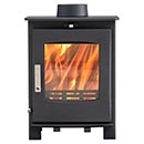 Woolly Mammoth Stoves 5 BLACK DOOR Multifuel Stove MK3